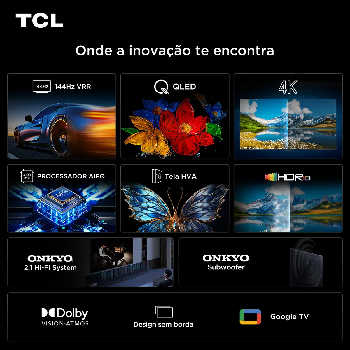 Smart TV TCL 55 Polegadas