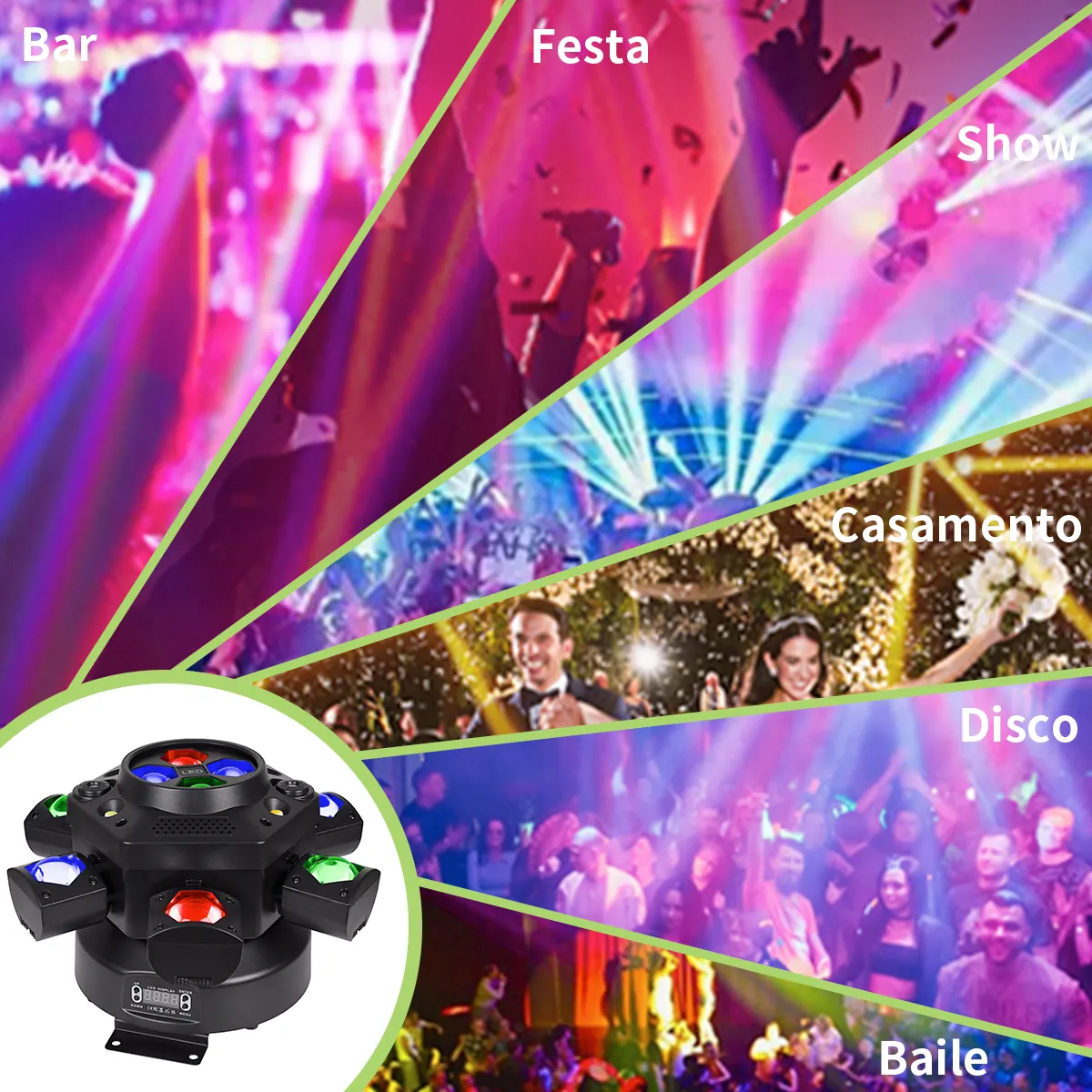 Iluminação Efeitos Dj Festa
